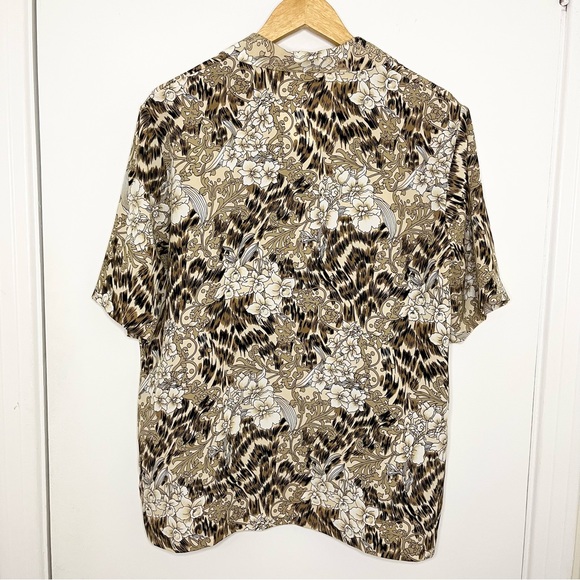 Vintage Floral Matching Blouse & Shorts Set - Picture 5 of 11